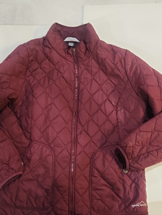 Eddie Bauer Jackets & Blazers - Eddie Bauer Quilted Diamond Puffer Jacket in Burgundy